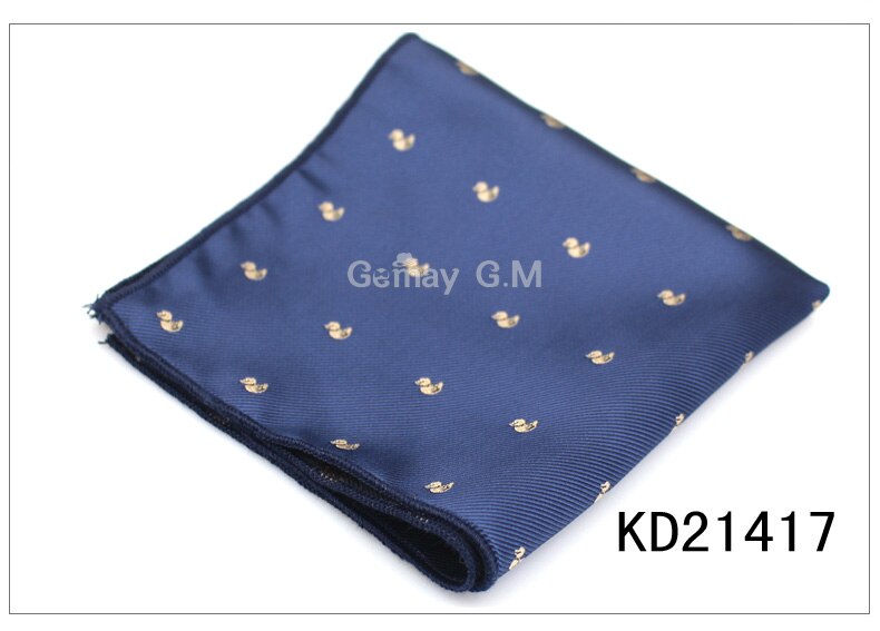 Merk heren zakdoek zakdoek dieren pochet zakelijke pakken borst handdoek zakdoek heren polyester garen pak zakdoeken: Kd21417