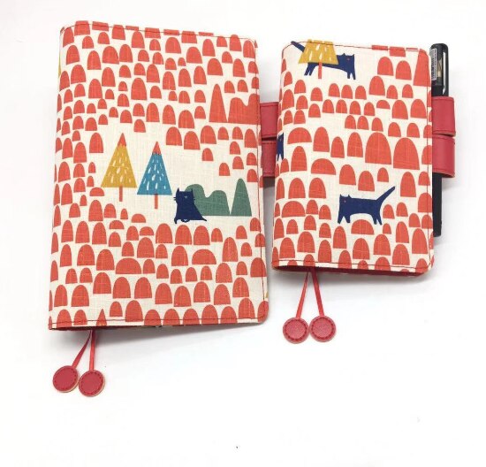 japan A6 B6 a5 notebook stationery diary billbook hobo specifications cover japanese style cover Fabrics