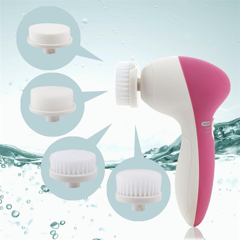 6 pièces Têtes De Brosse De Rechange Masseur Facial Nettoyant Nettoyage En Profondeur Du Visage Laver Pores Soins Rasoir Tête de Brosse Outils De Nettoyage De Visage