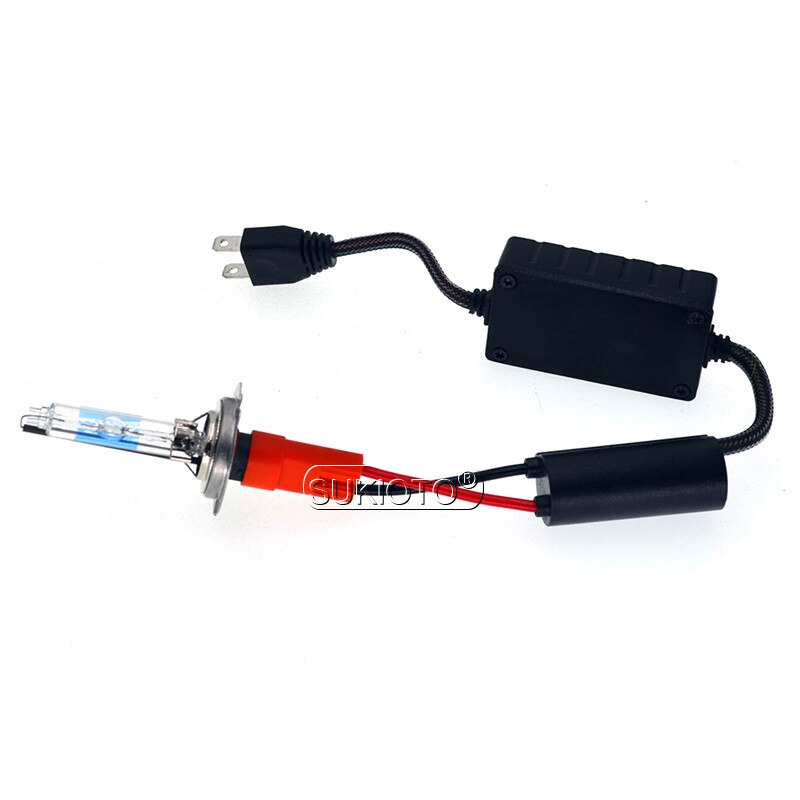 SUKIOTO-Kit de conversión de Xenón HID H7, 55W, enchufar y usar, AC, balasto Delgado, 55W, 5500K, H11, 9005, 9012