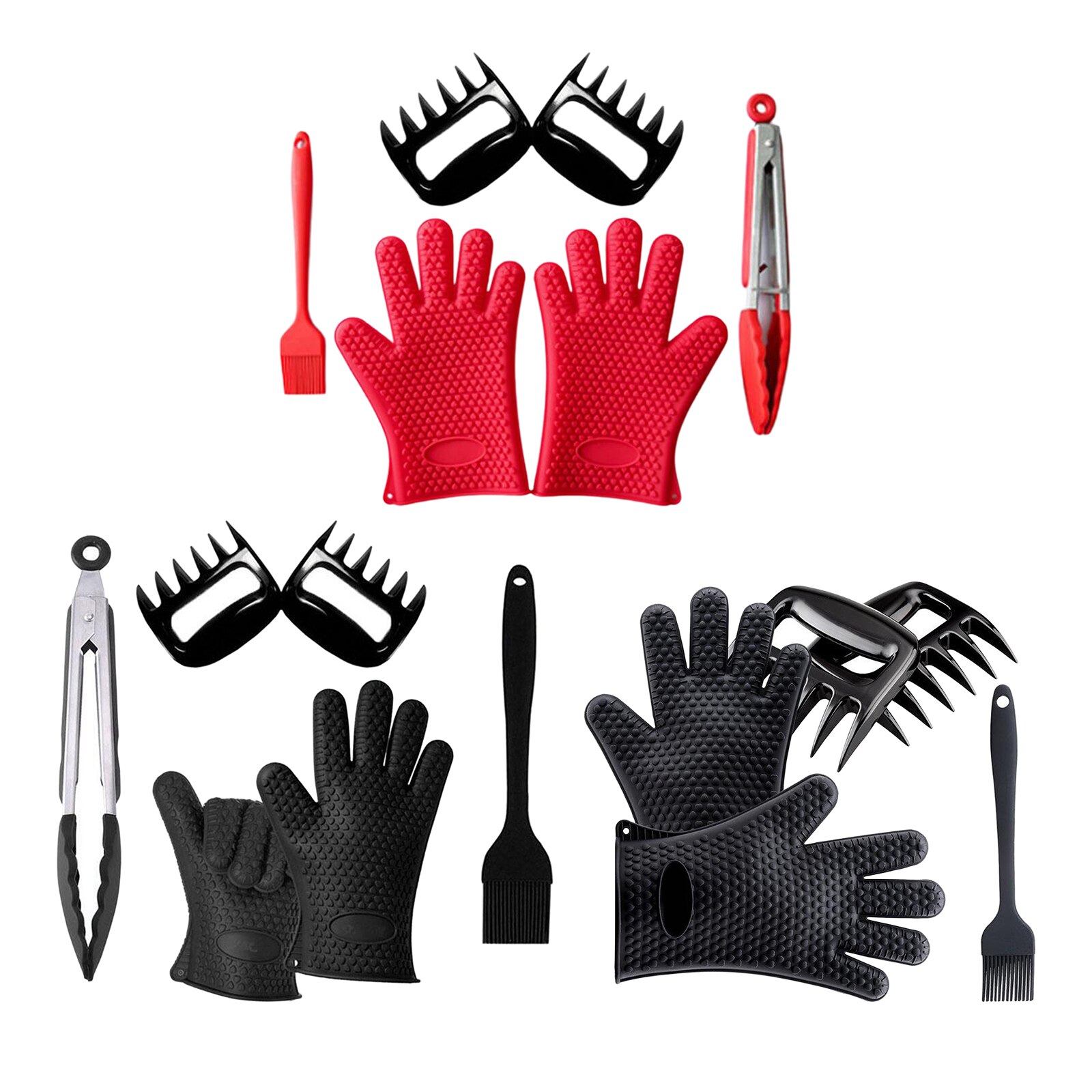Kit de cocina para asar carne, pinzas para asar y asar
