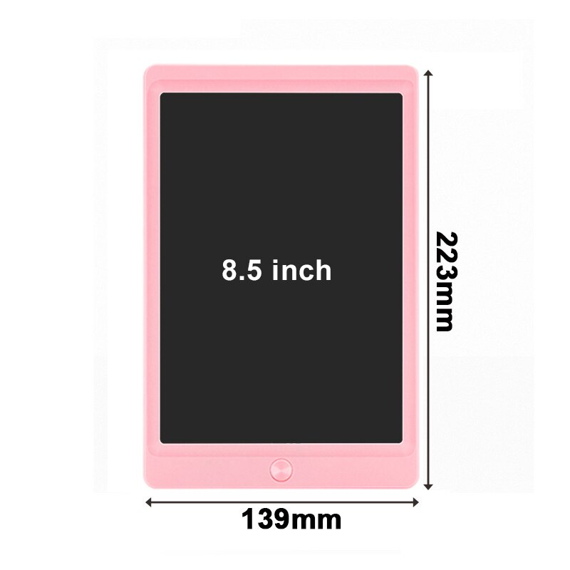 Owltree Smart 10" LCD Writing Tablet eWriter Digital Drawing Writing Handwriting Pad Electronic Graphic Tablets Message Board: 8.5 inch Pink