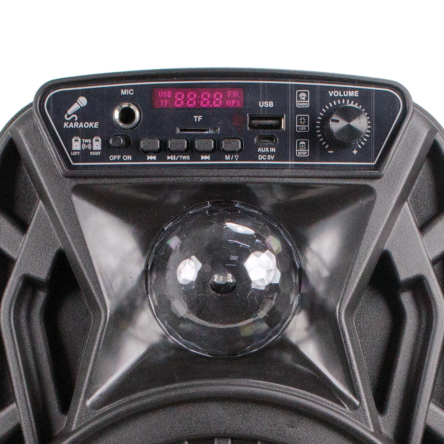 HT-3603 Bluetooth Rechargeable Portable Radio Karaoke Speaker