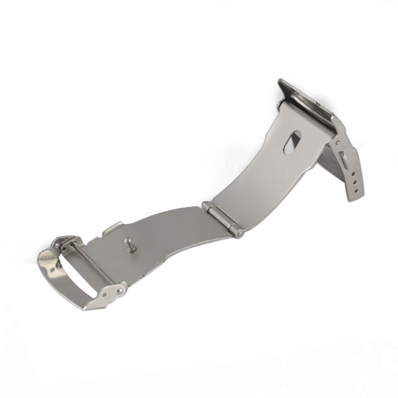 12/14/16/18/20/22/24mm Automatische Dubbele Klik Vlinder Gesp Horloge automatische Drukknop Vouw Deployment Sluiting Gesp