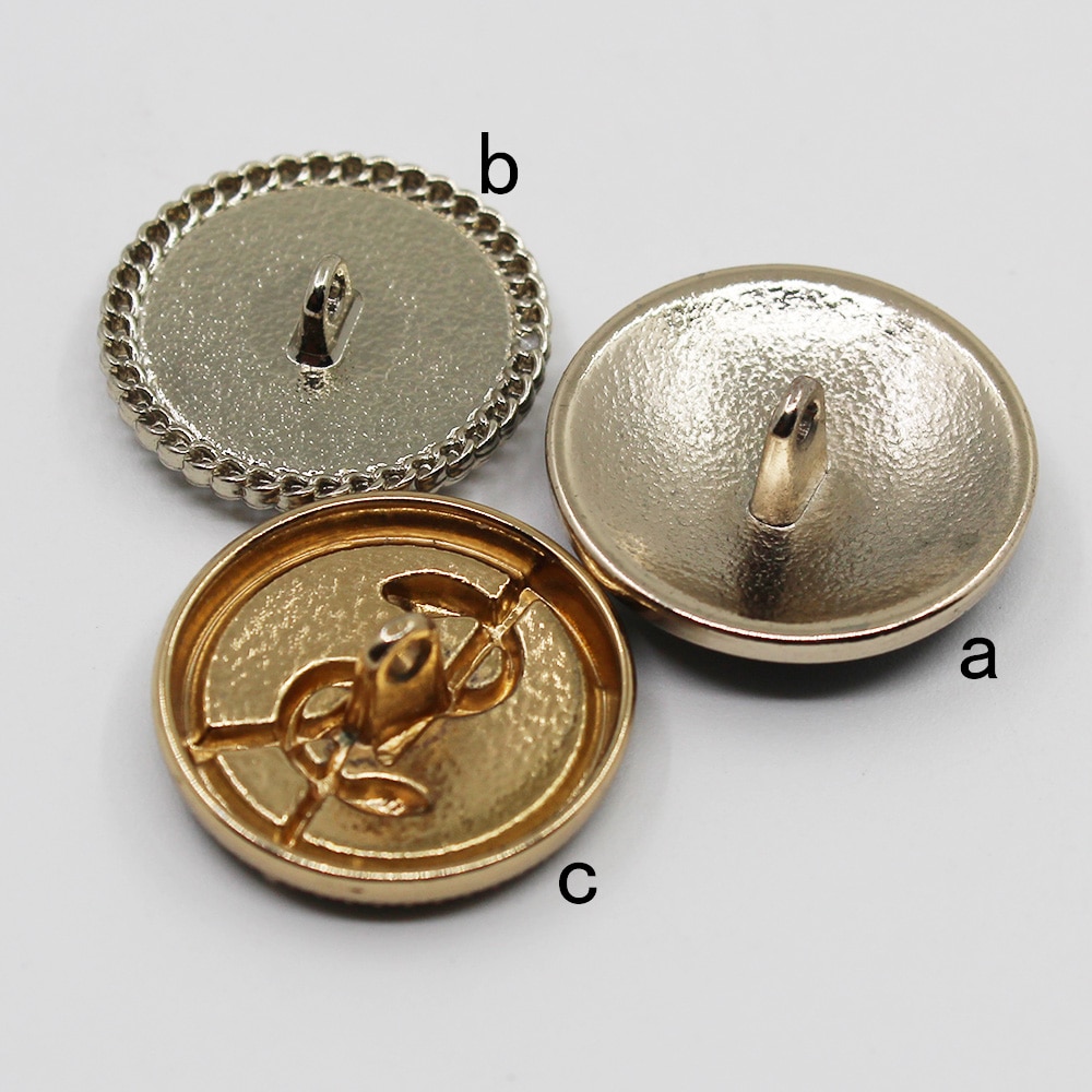 2 pièces/lot boutons sans nickel en alliage, plusieurs couleurs et spécifications
