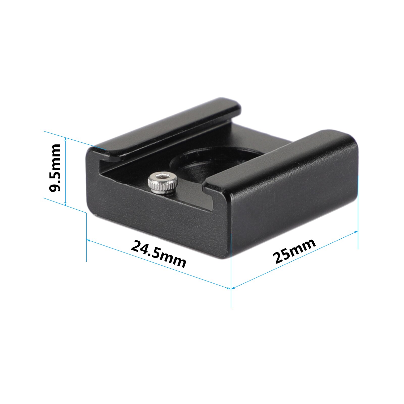 CAMVATE 2x1/4&quot; Cold Shoe Mount for Blackmagic DSLR Rig Video Light Cinema Camera Cage