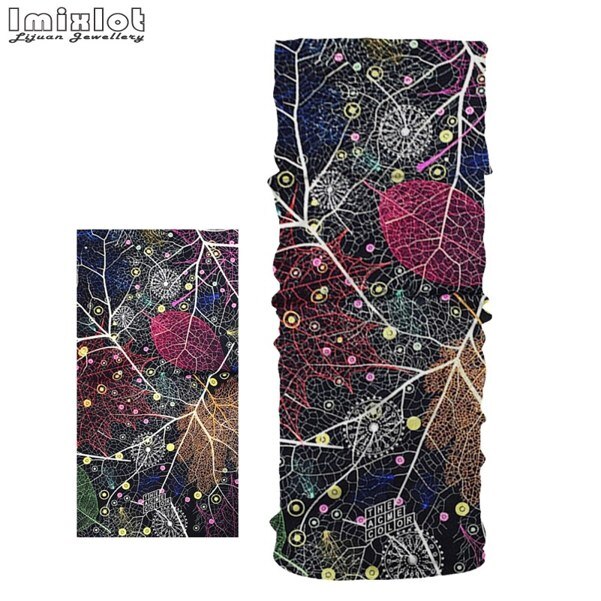 Multifunctionele Polyester Sjaals Gezicht Stofmasker Outdoor Sport Bandana Neck Gaiter Camping Fietsen Hoofddeksels Wandelen Magische Sjaal: F