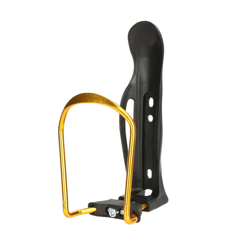 Adjustable Bicycle Bottle Holder Mount Aluminum Alloy Mtb Road Bike Bottle Cage Cycling Flask Water Cup Holder Bike Accessories: Yellow