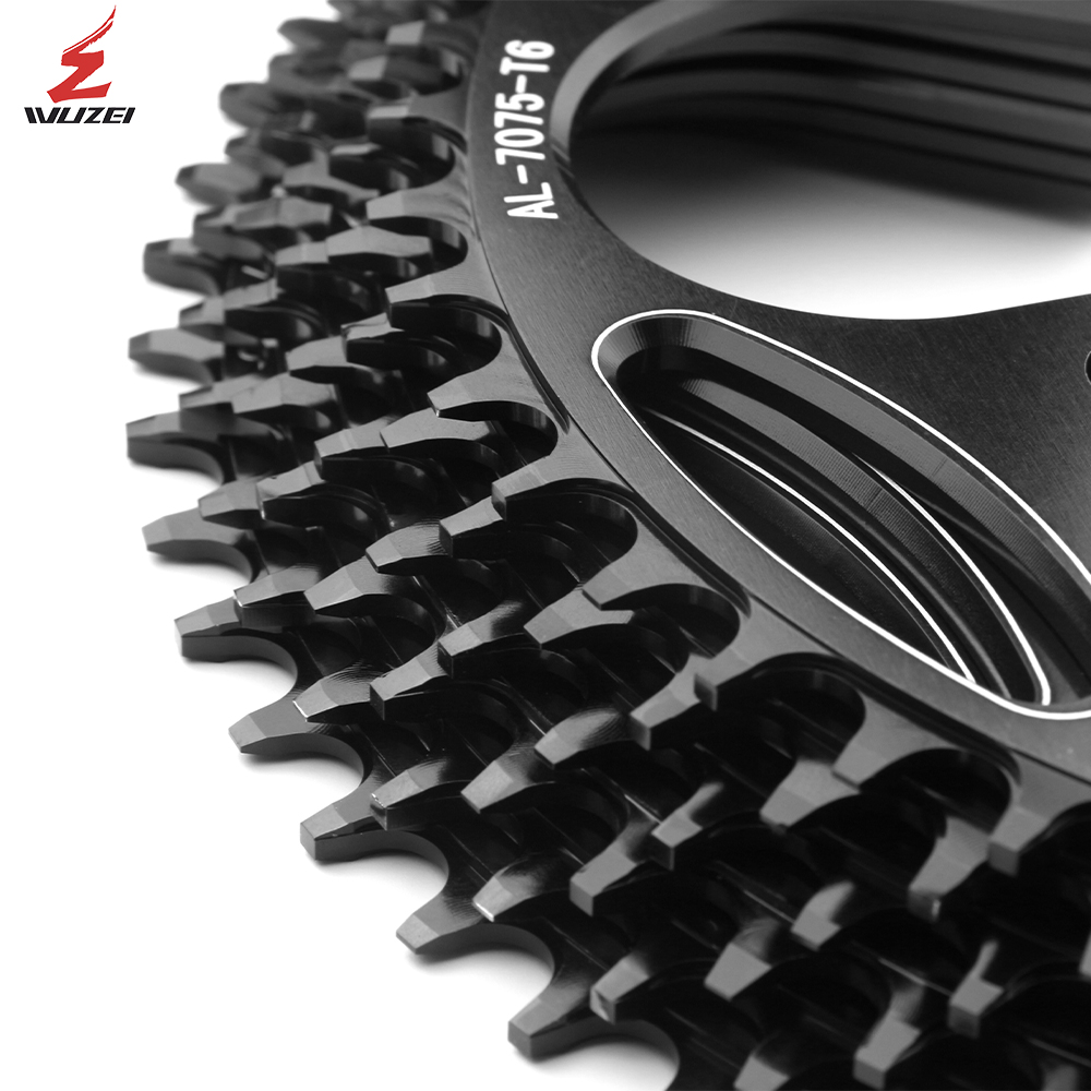 WUZEI 130 BCD Fiets Kettingblad Smalle Brede Sterren 38 40 42 44 46 48 50 52 54 56 58 60 T 130BCD AL7075 Tandwiel voor Racefiets