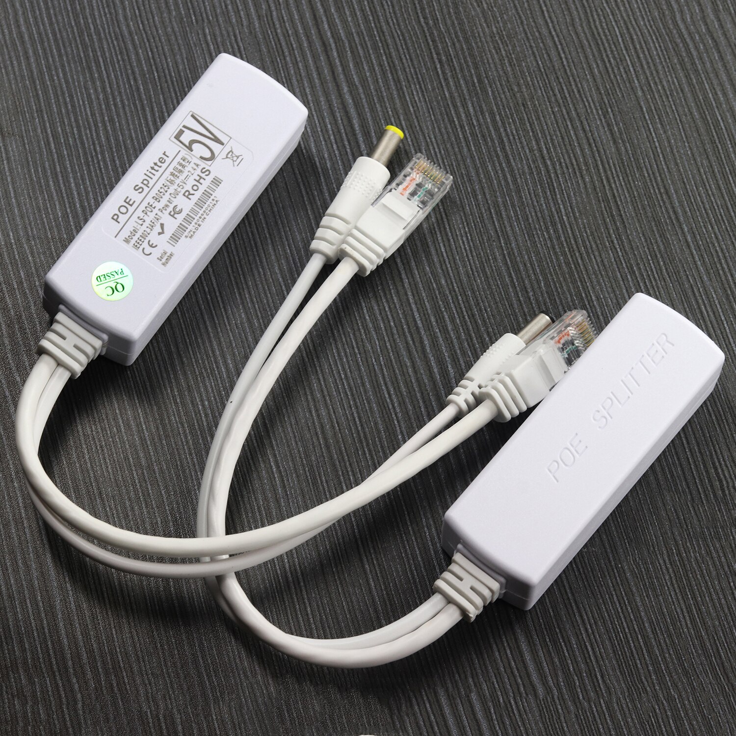 5V 12W isolated stable POE Splitter 100M IEEE802.3at /Af POE switch Hikvision Dahua for None POE camera