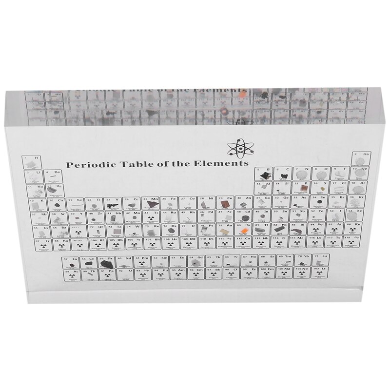Akryl periodiske bord kemiske s ornament hjem desktop dekoration til studerende uddannelsesmæssige soveværelse dekoration