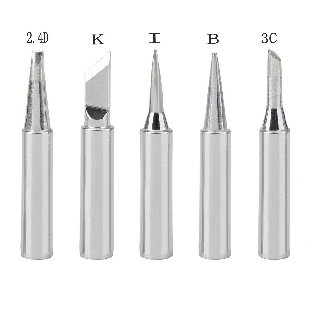 thumbnail image 2 of 5-Pack Copper Soldering Iron Tips - Lead-Free, 65/68/69mm - Plated For Long Life 2 of 6