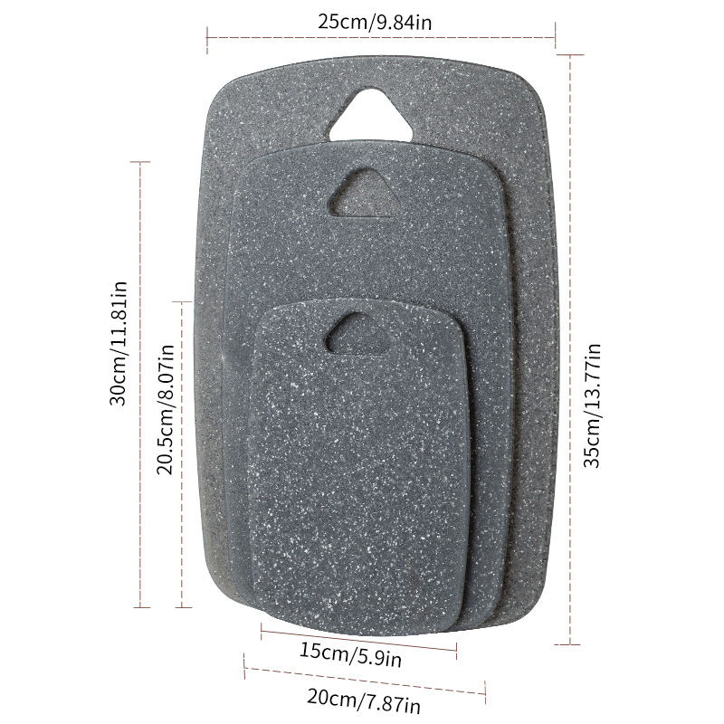 Marbled Plastic Double Sided Cutting Board Home Fruit Food Chopping Board Kitchen Chopping Board Set Charcuterie Board