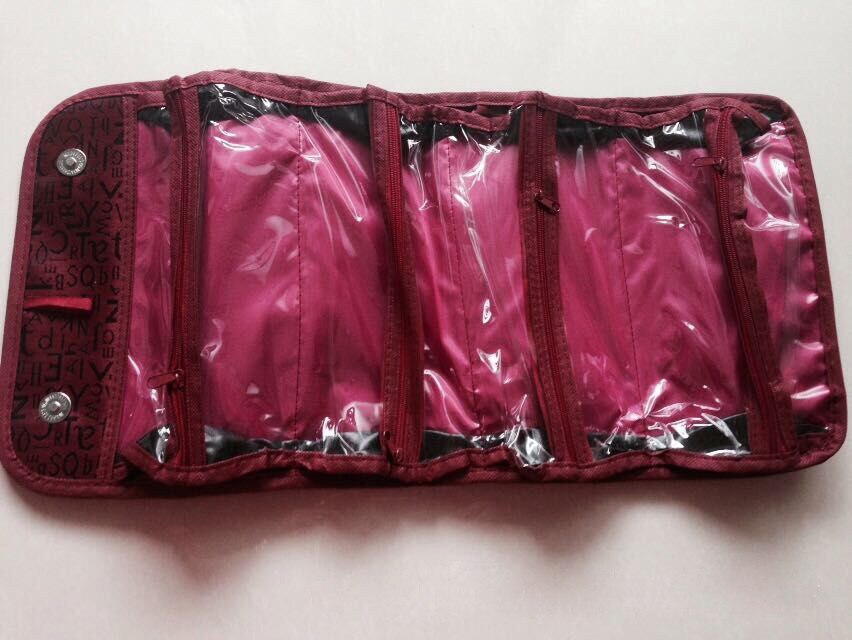 Funkcjonalny przybornik na kosmetyki pędzle robić makijażu torba organizator podróży na pędzle robić makijażu ochraniacz trumna narzędzia robić makijażu walcowanie sakiewka