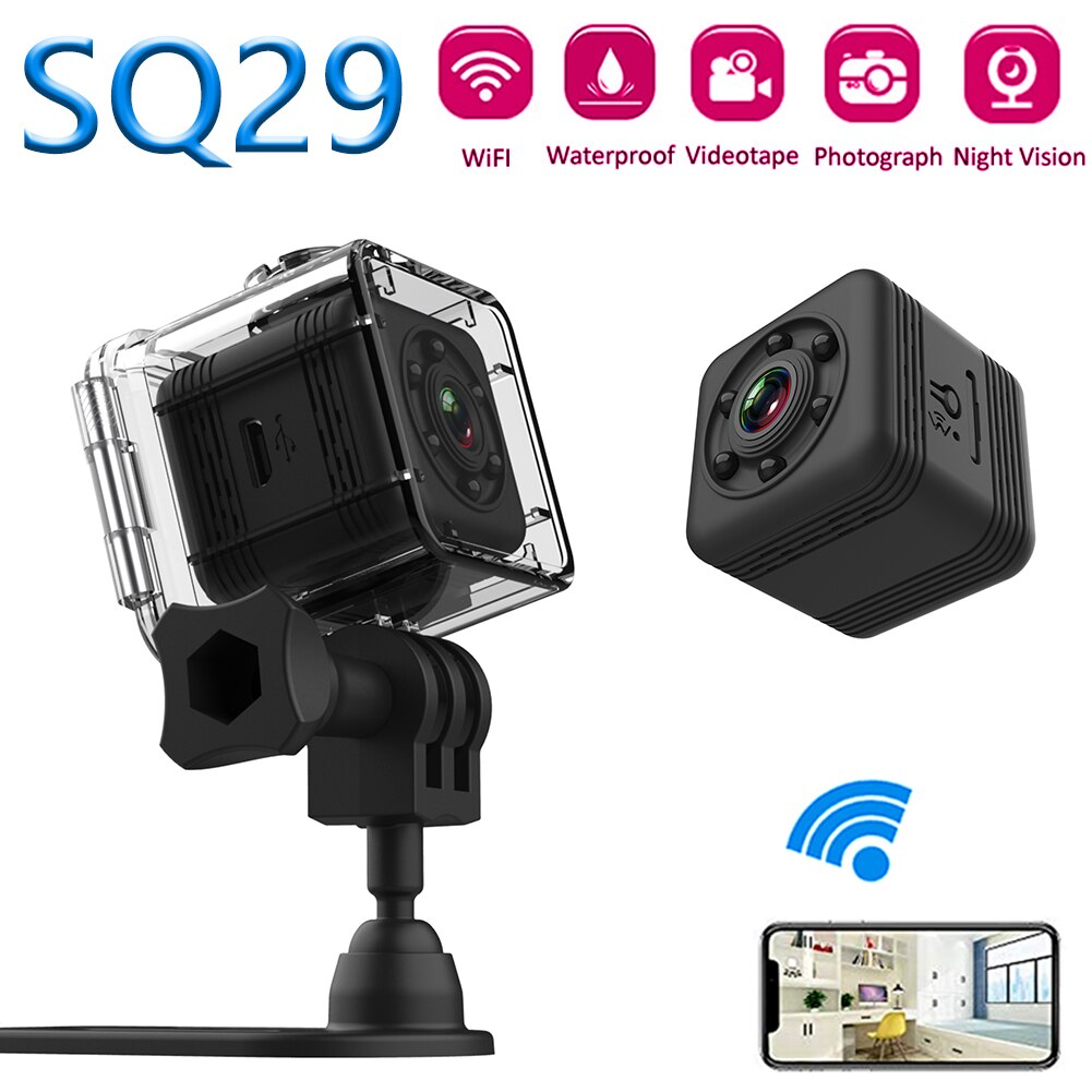 SQ29 Waterdichte Sport Micro Camera Draadloze Motion Dvr Dv Video Camcorders