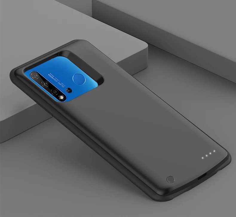 Power Bank Case for Huawei P20 Lite - 6800mAh Battery Charger Case - Shockproof External Battery Back Cover