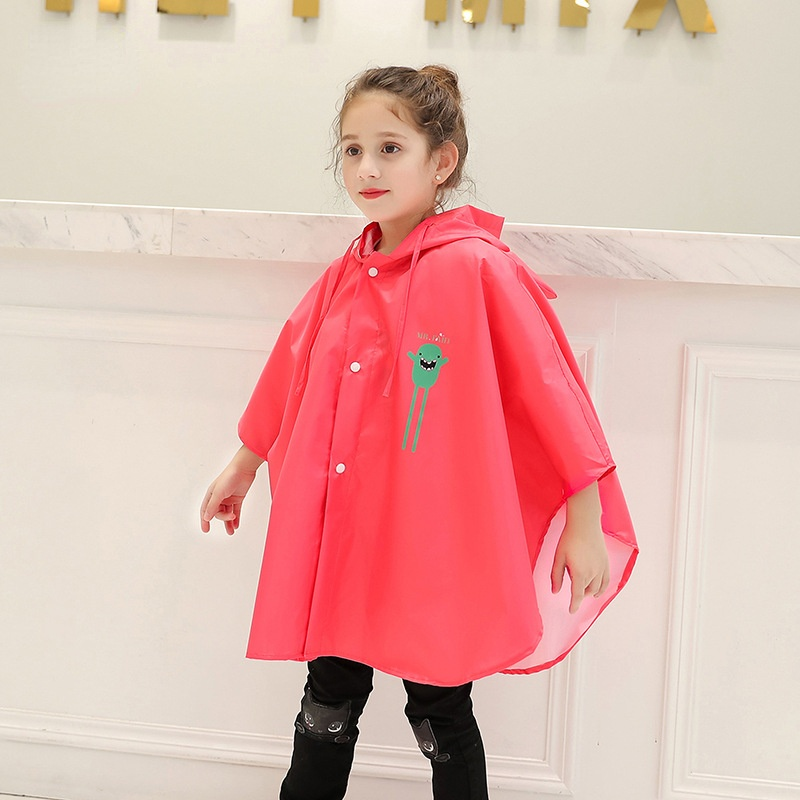 Chubasquero de dibujos animados para niños y niñas, impermeable, Poncho, ropa de lluvia para bebés