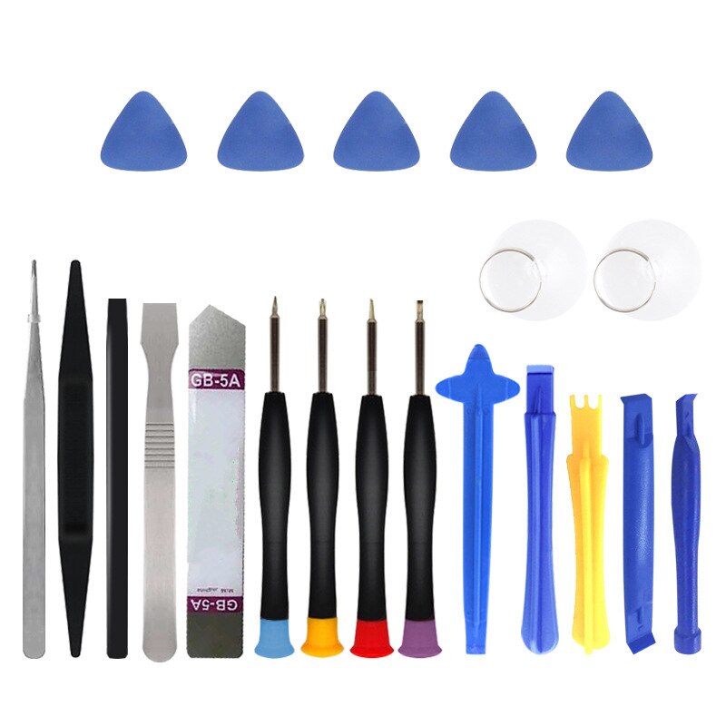Mobile Phone Repair Tools Cell Phone Opening Pry Repair Kits Screwdriver Set for Samsung Xiaomi iPhone Repair Tool Kit: 22 in 1 Tool Set