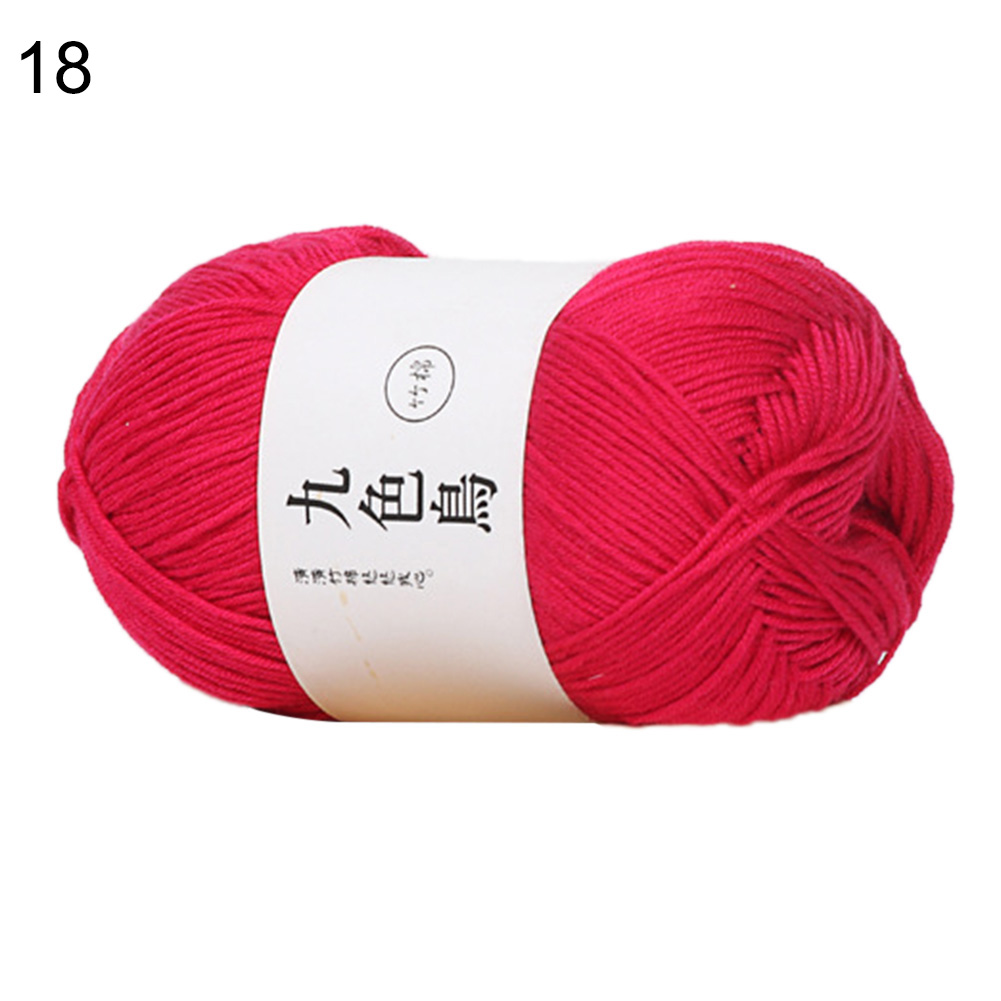 50g/Roll Thin crochet Yarn Soft Wool Yarn For Knitting Crochet Hooks For Hand Knitting Wool Needles Hand Acrylic Yarn DIY Sewing