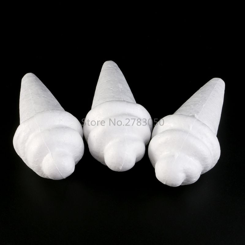 Dummy Styrofoam Foam Cake Dummy Modelling Ice Cream Shape Sugarcraft Flower Wedding Cake Shop Decoration DIY