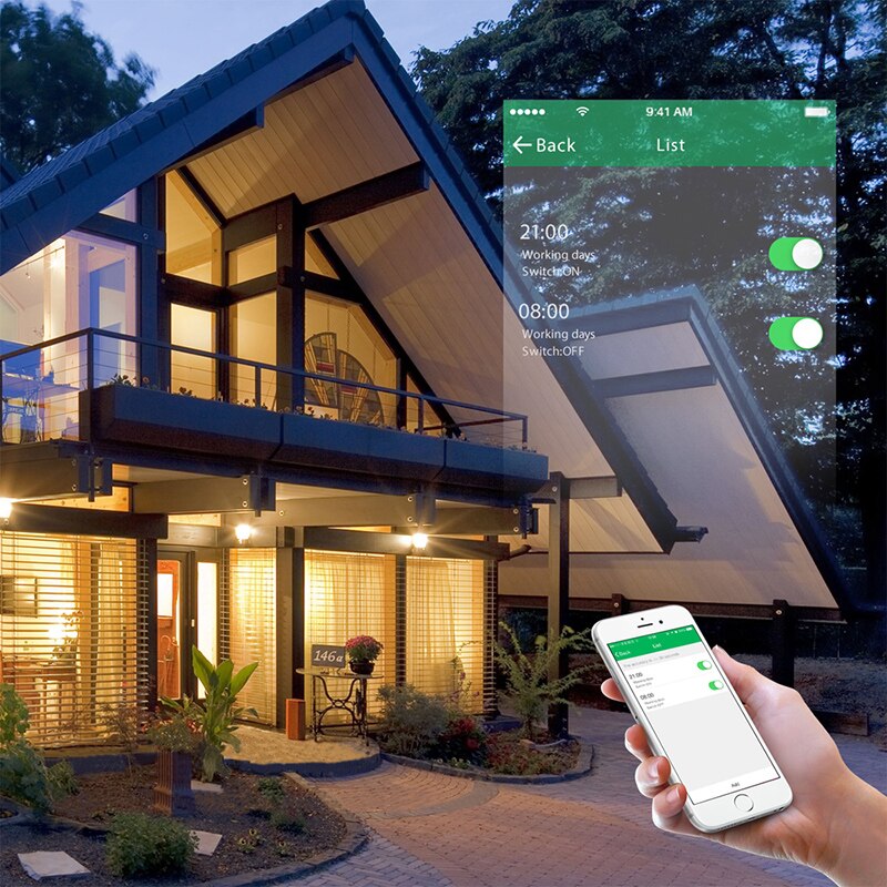 Tuya Touch Light Switch 1/2 Gang Intermediate Stair Switch EU Power Sensor Switches Black White With Glass Panel smart home