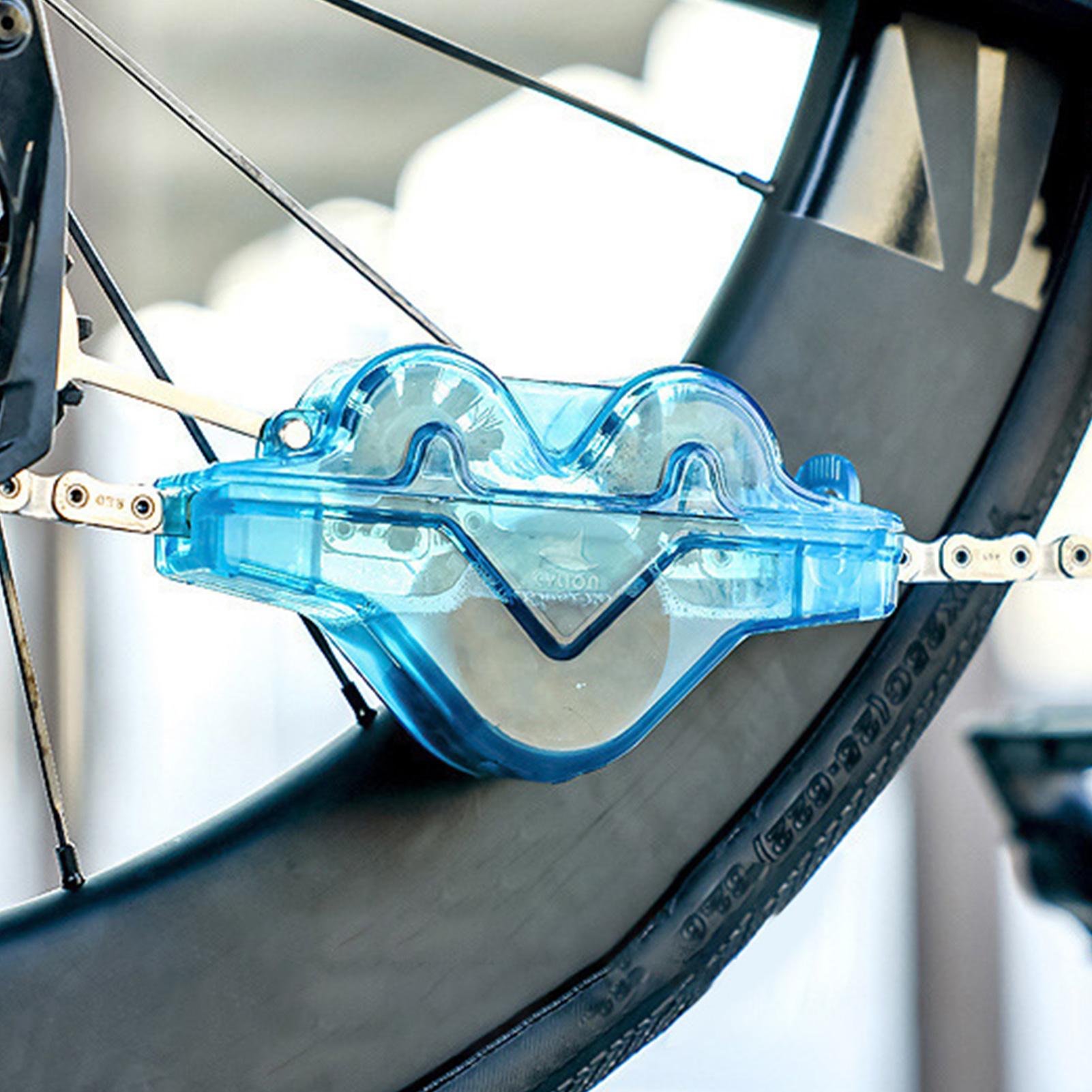 Fahrradketten-Reinigungswerkzeug, Präzisions-Kettenreinigungsbürste, Faltbares Fahrradpflege-Zubehör für Getriebe und Kassetten