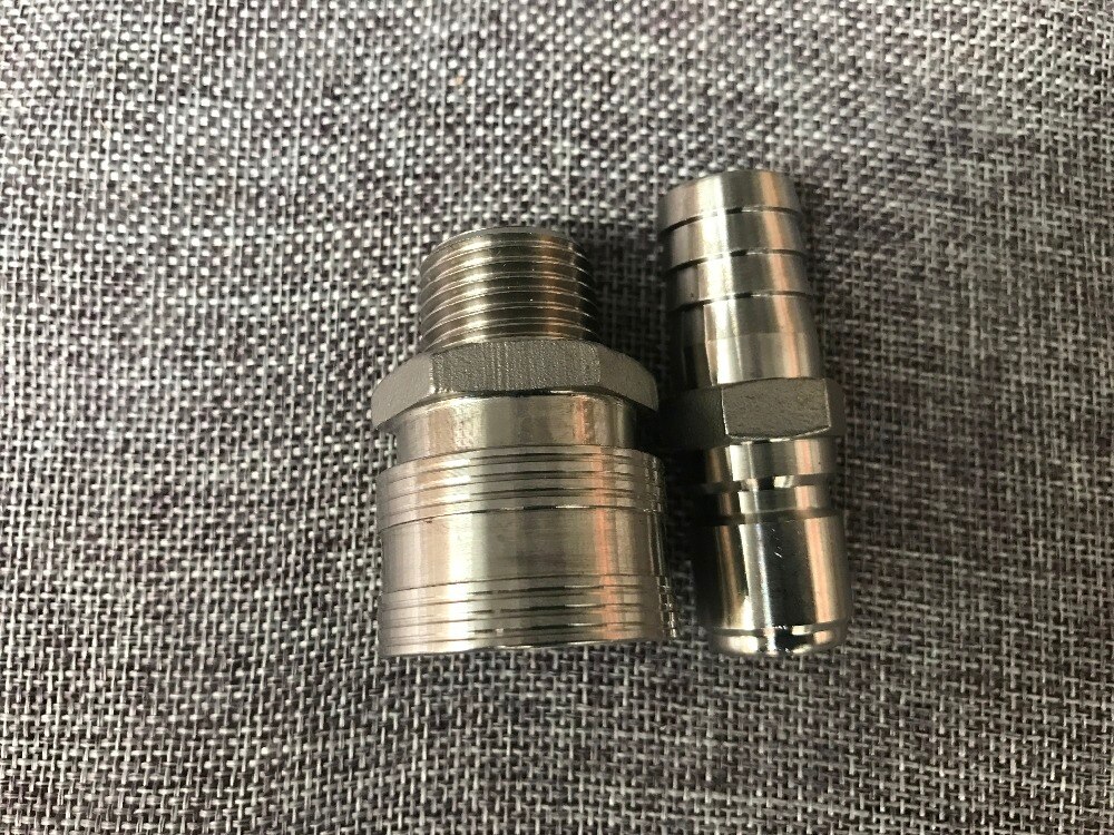 homebrew Hoge Flow Rvs Quick Disconnect 5/8 "Slangtule Set, Homebrew Fitting, Brewer Hardware