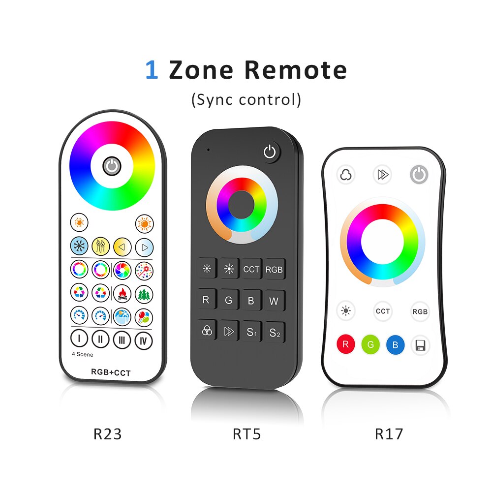 RGBCCT LED Regler 12V 24V 5CH RGB CCT RGBW RGBWW LED Streifen Licht Regler Clever Wifi RF kabellos berühren Fernbedienung V5-M