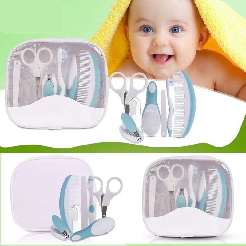 7 stks/set Baby Grooming Care Manicure Set Gezondheidszorg Kit Baby Dagelijks Verpleegkundige Gereedschap-7 pcs