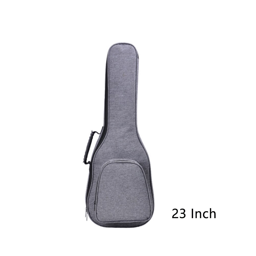 Tragetasche Zipper Verschluss Ergonomische Tragbare Doppel Strap Reise Ukulele Gitarre Soft Freisprecheinrichtung Anti Scratch Verdicken: Default Title