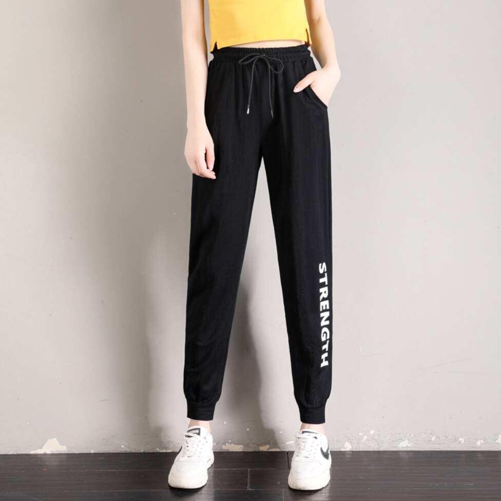 X Cool Soft Fabric Sweatpants for Women Letter Print Joggers Women Sports Pants Jogging Sports Jogger Sport Joggings Trousers