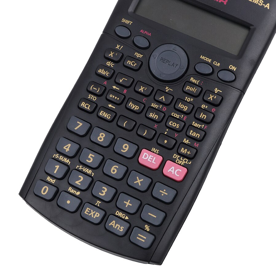 kebidumei Handheld Portable Office Battery Calculator for Students School Plastic Calculator Multifunctional for Mathematics