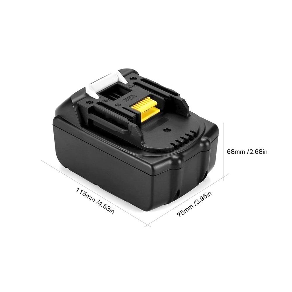 Pack De 2 Baterías De Litio 18V 5.5Ah Para Herramientas Makita - Compatible Con BL1860, BL1850, LXT-400 Y Más