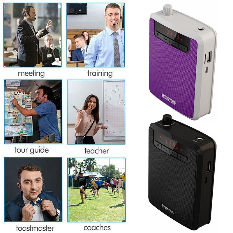 Portable Wired Microphone Voice Amplifier Audio Speaker For Teaching Lecture Tour Guide Parties Training Loudspeaker