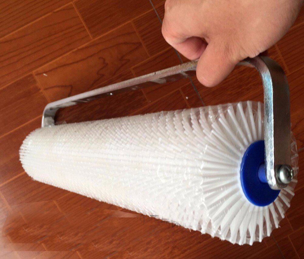 480mm Manual Pvc Tools Deflated Roller, Needle Extrusion Plastic Floor Air Escape Drum Device Cutter