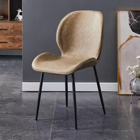 Dining chair metal with leather Dining chair: 10