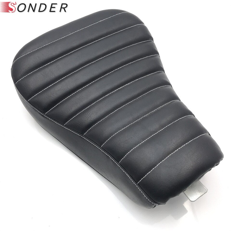 Cojín de cuero para asiento individual, para Harley Sportster Forty Eight XL XL1200 XL 883 72 48 2004