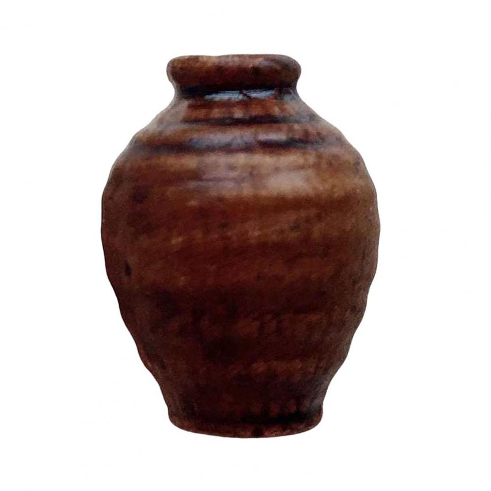 Vase à fleurs en céramique Mini Vase magnétique décor 3d plantes bouteille porte-fleurs réfrigérateur aimant ensemble pour la maison bureau cuisine décor: Bleu marine