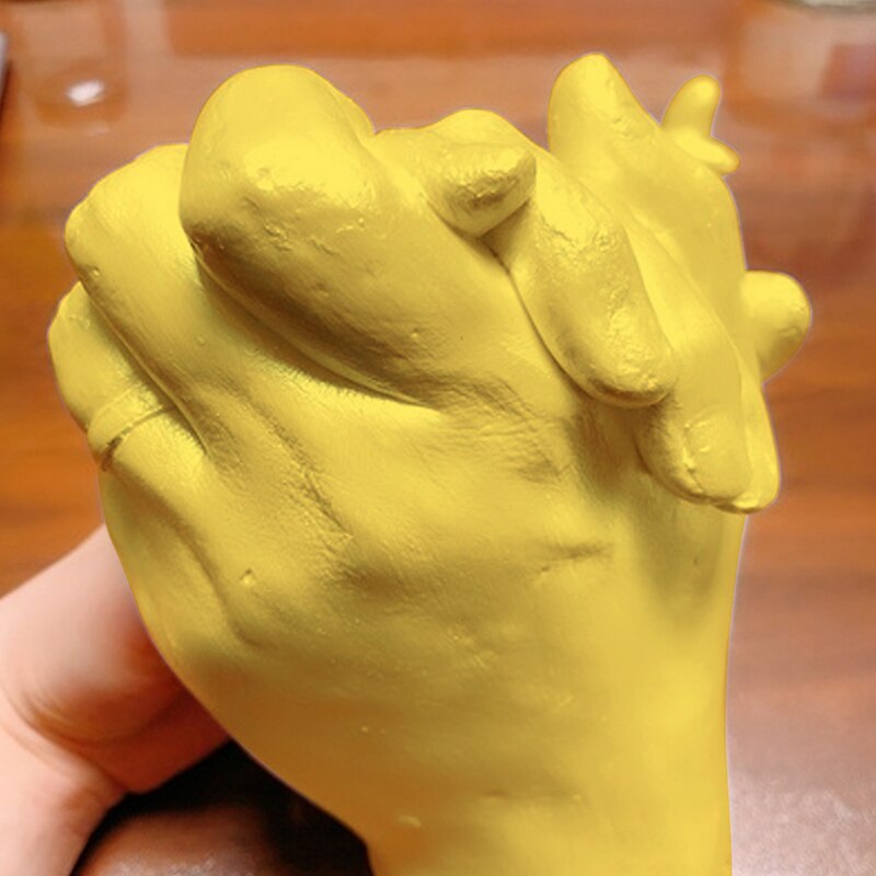 DIY Keepsake Hand Casting Plaster Sculptures Modeling Kit For Couples Hand Crafts For Adults And Children USJ9