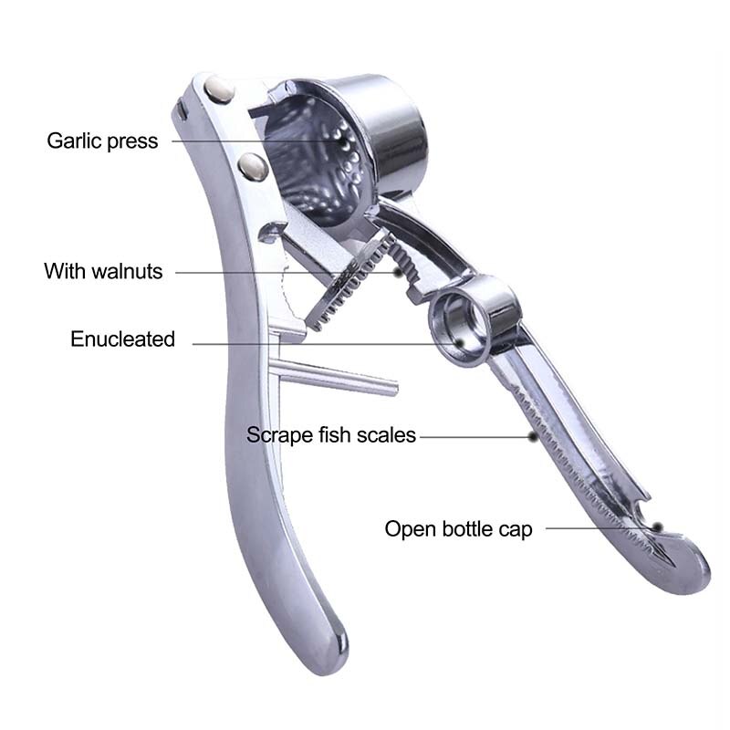 Multifunctionele Knoflookpers Crusher Keuken Koken Gember Squeezer Stamper Handheld Gember Mincer Keuken Gereedschap