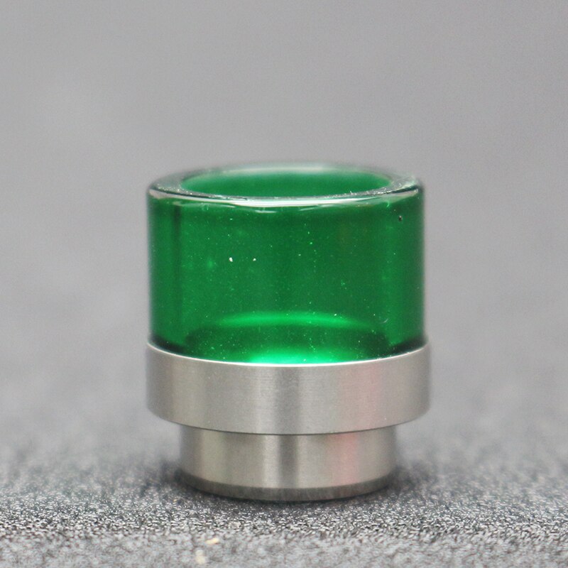 vaporlinda 810 Glass Drip Tip for 810 Thread RDA Atomizer Fit Kennedy 24 Goon 528 RDA Atomizer: Green