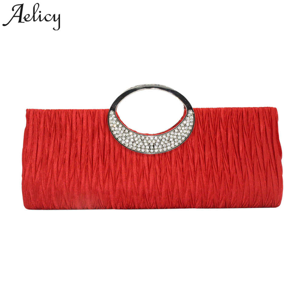 Aelicy Crossbody Bags for Women Rhinestone Handbags Evening Party Clutch Bag Wedding Wallet Purse
