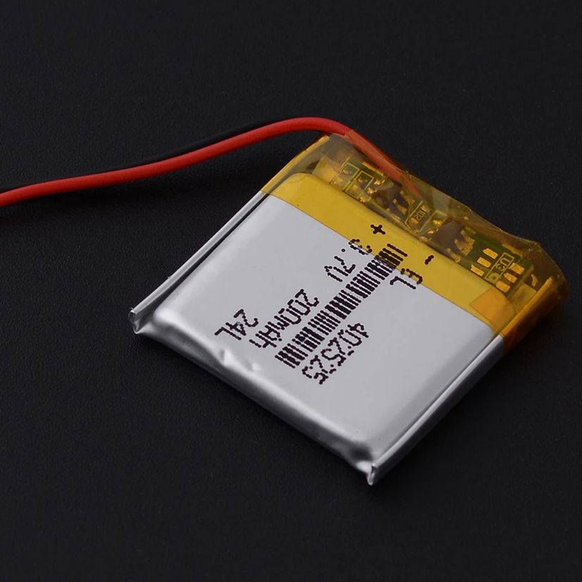 Batteria ricaricabile ai polimeri di litio Li-ione da 3,7 V 200 mAh 402525 302525 502525 602525 702525 802525 902525 102525
