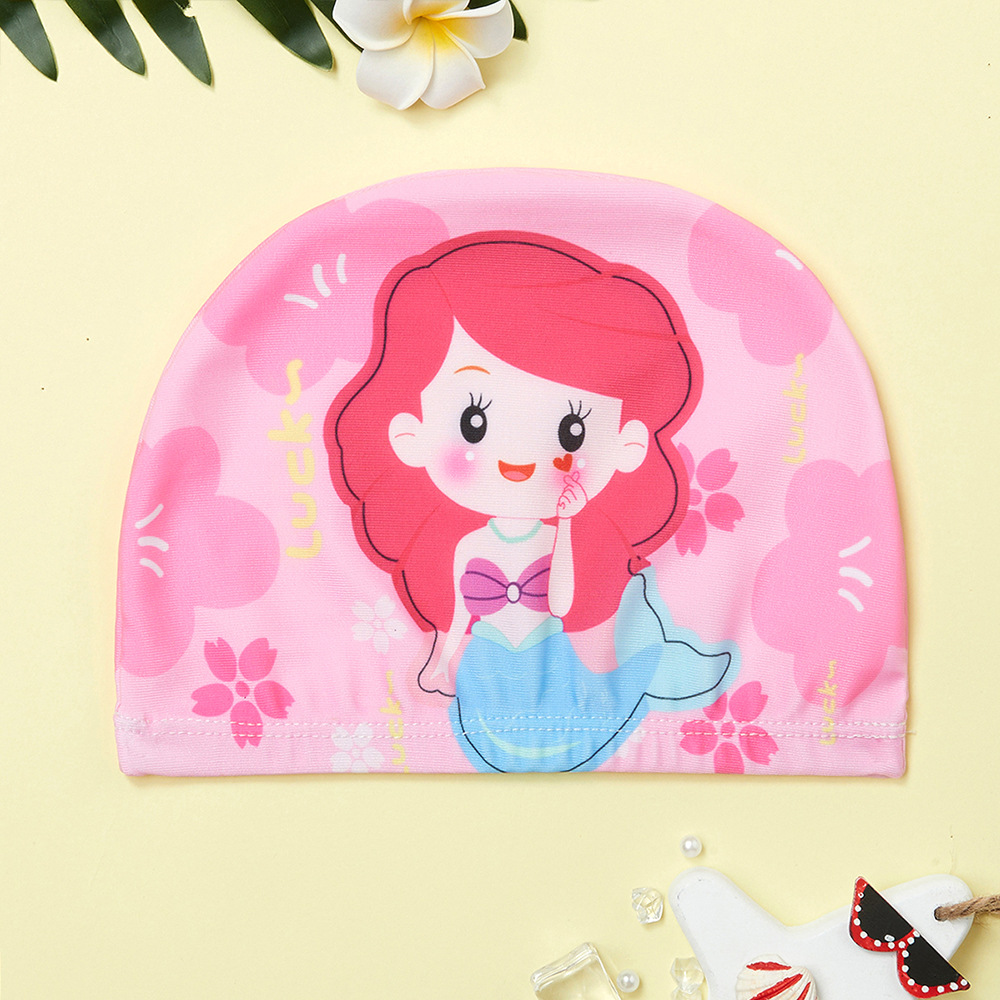 Children's Cartoon Swimming Goggles Small Frame Waterproof Anti-fog Boys Girls Swimming Glasses Swimming Cap Diving Equipment