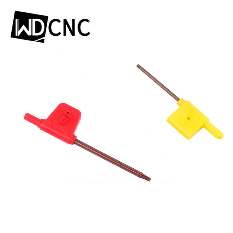 Clé Torx à drapeau rouge, clé à vis T6 T7 T8 T9 T10 T15 T20, 10 pièces
