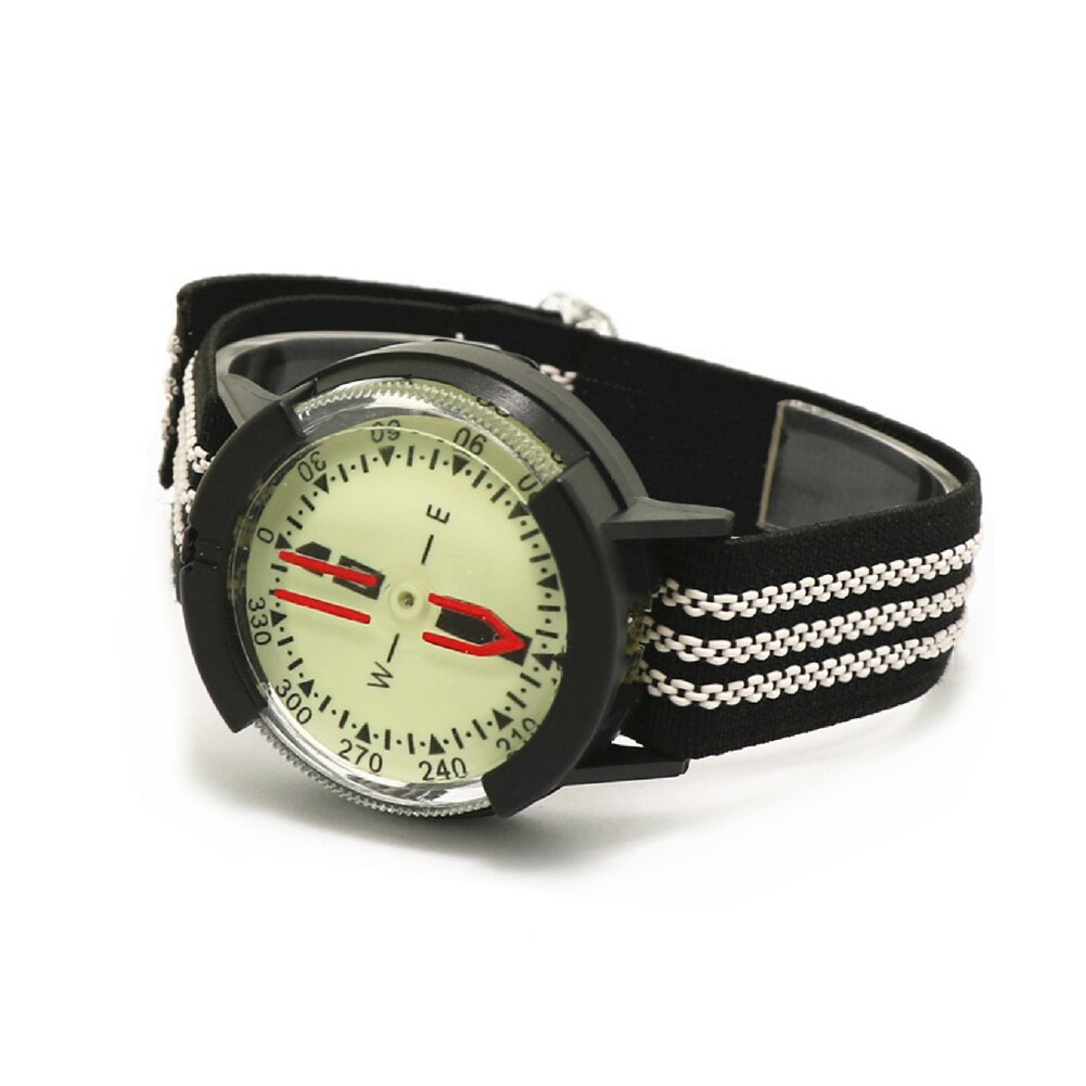 Waterproof Compass With Luminous Pocket Watch Diving Compass Portable Outdoor Multi-function Measuring Ruler Tool