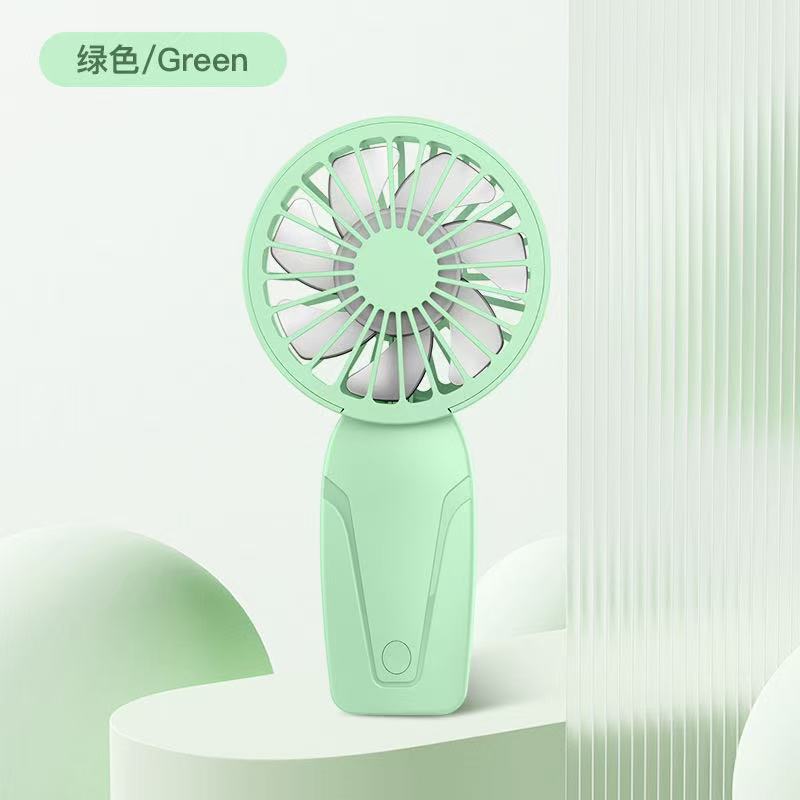Portable Handheld Small Fan ABS Lightweight Cute Appearance USB Rechargeable Mini Fan For On Go Cooling Portable Mini Pocket Fan: black