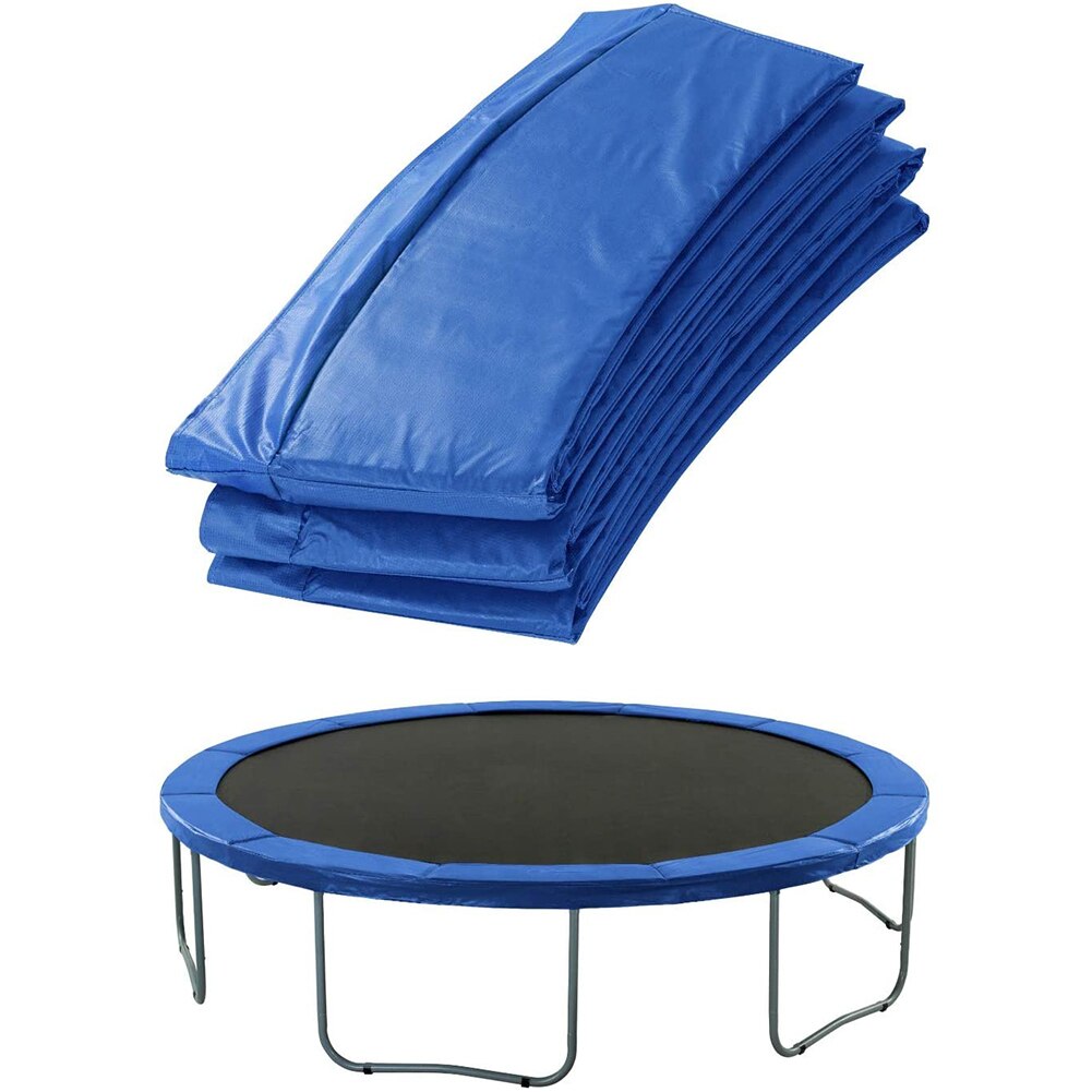 8 füße Trampolin Abdeckung Pad Trampolin Trampolin Seite Schutzhülle PE Uv Ersatz matt Blau