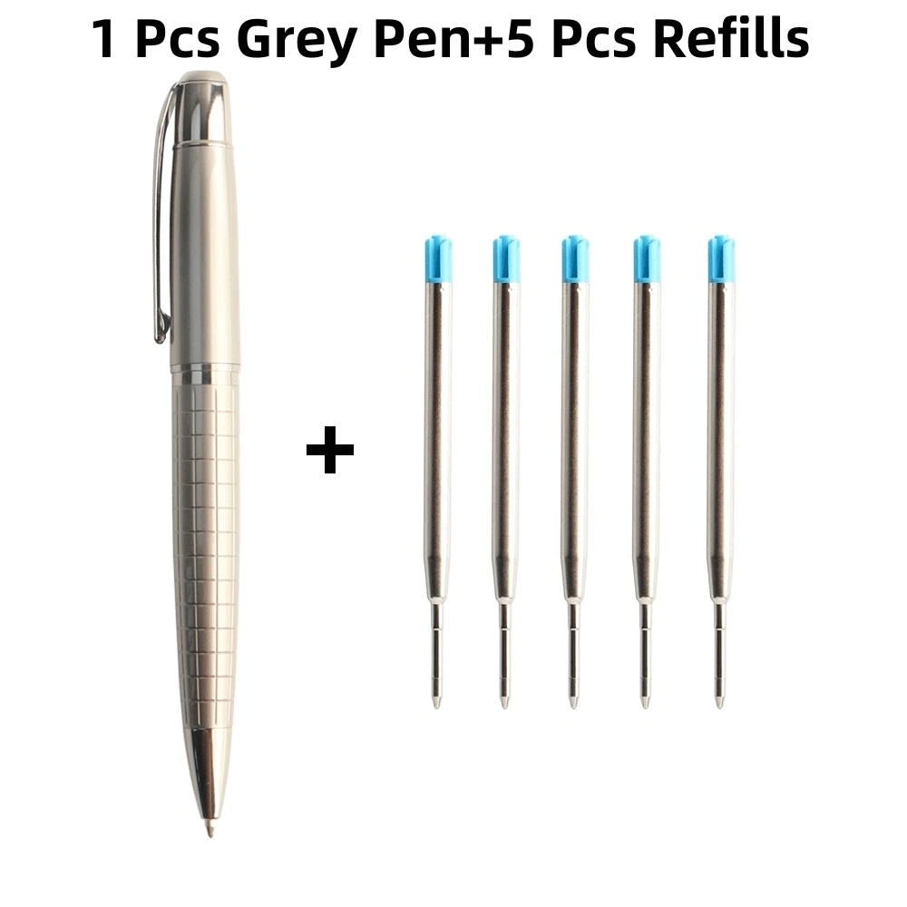 Classic Luxury Ink Ballpoint Pen, Black Ink Medium Point 0.7mm Smooth Writing Metal Ball Point Pen Signature Pen: Red / black