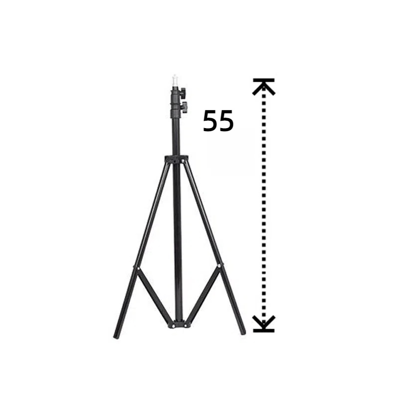 Supporto universale per treppiede Supporto portatile estensibile in lega di alluminio Altezza regolabile 55 cm/160 cm: WHITE